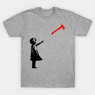 The Axe Shoppe | Banksy Axe Girl T-Shirt